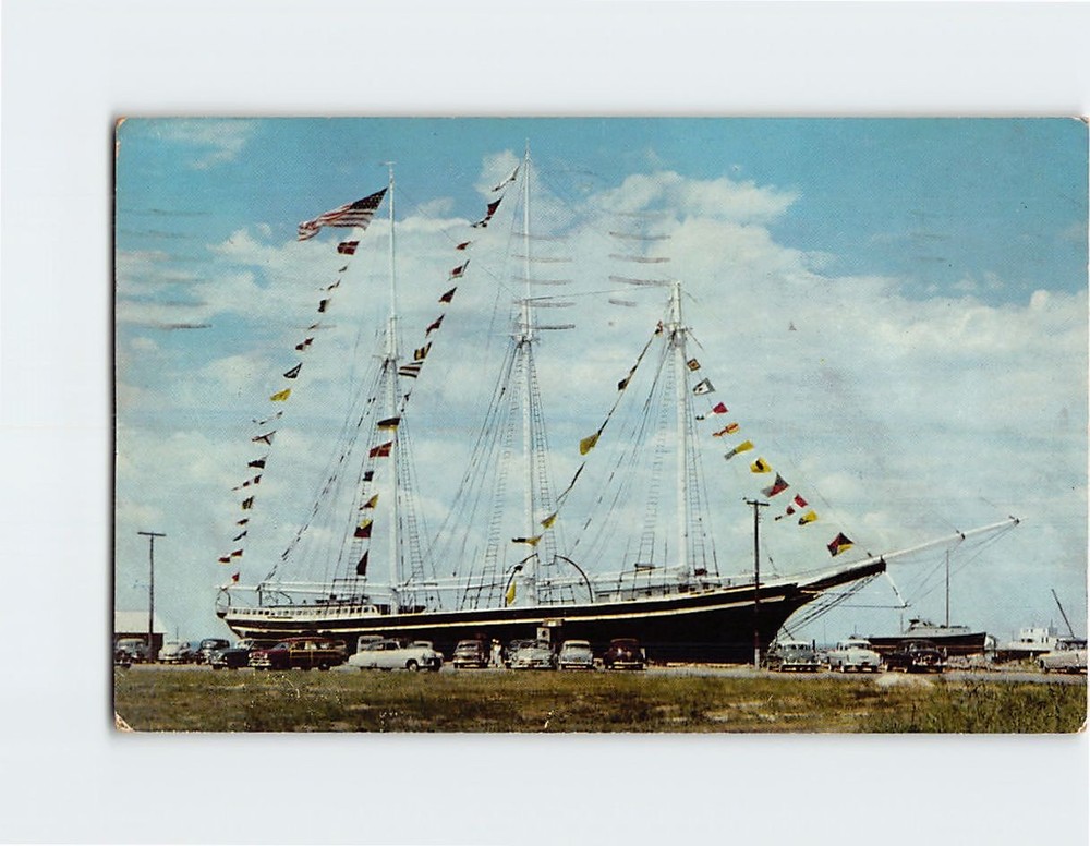 Postcard The Schooner 