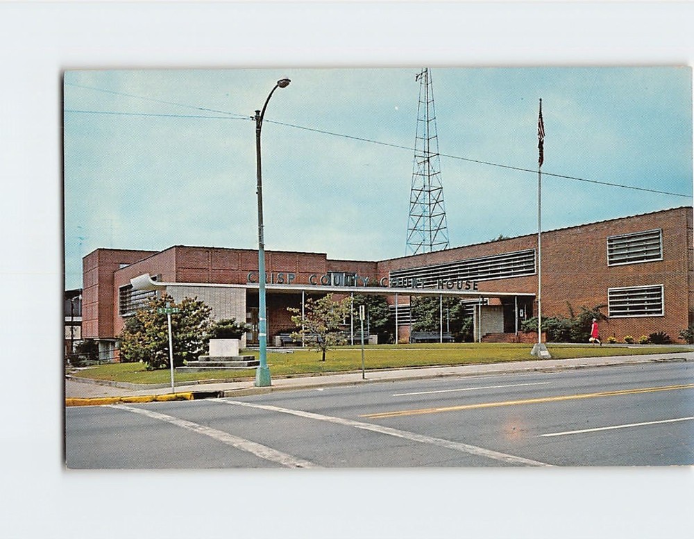 Postcard Crisp County Court House Cordele Georgia USA