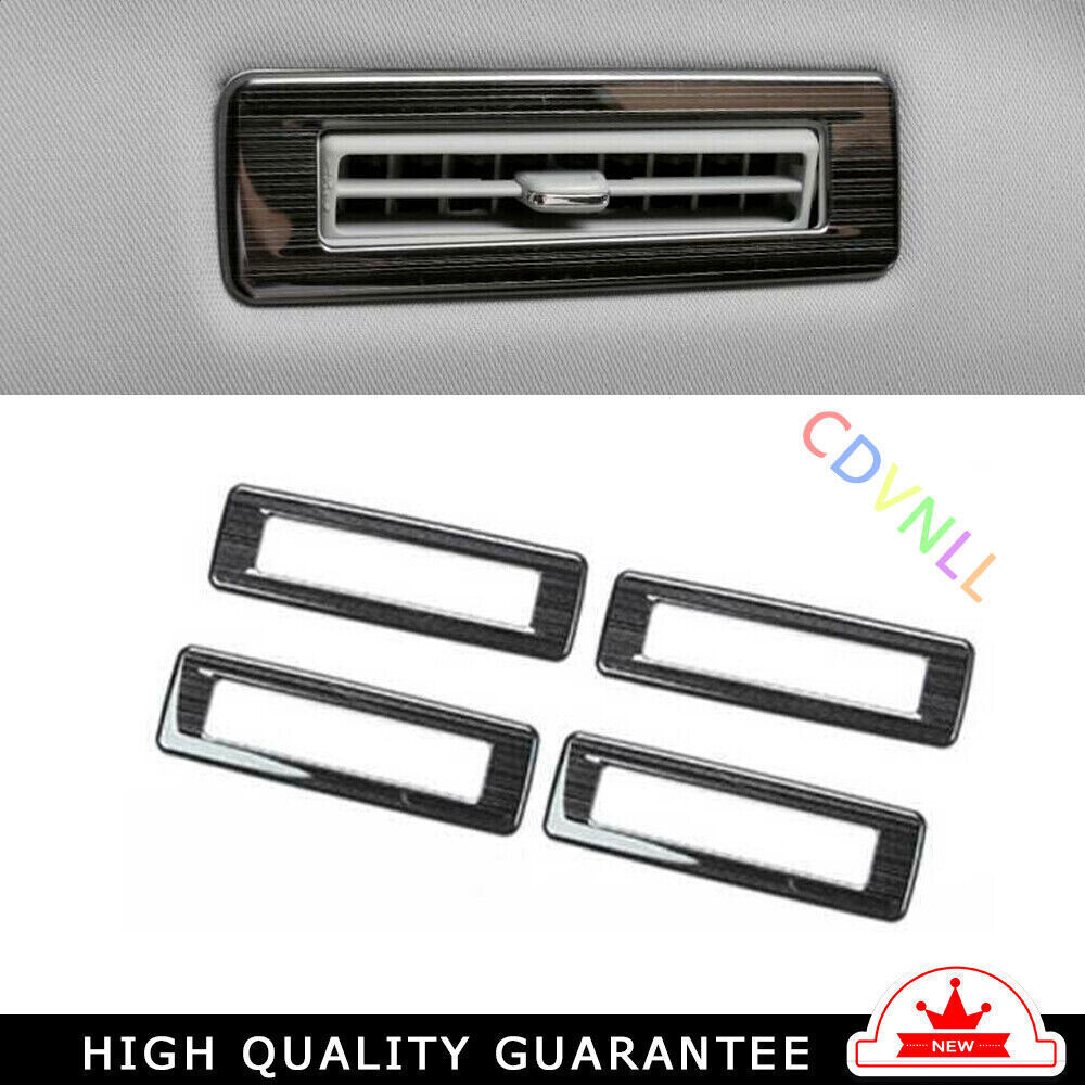 Chevrolet Blazer 2019-2021 Black Titanium Roof Air Vent Trim 4PCS