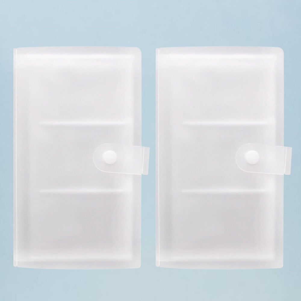 2 Books Transparent Picture Album Scenic Site Ticket Holder