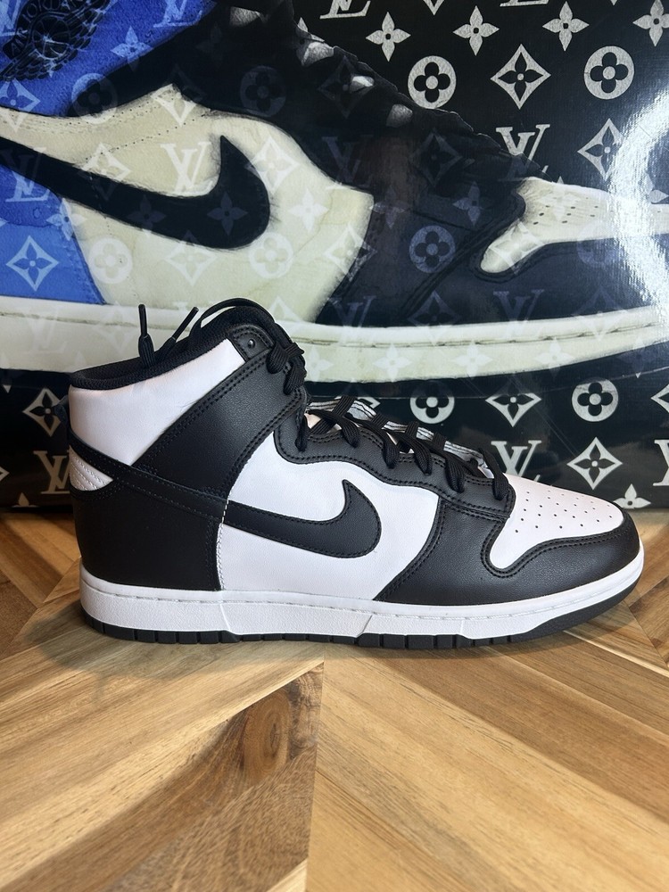 Nike Dunk High Panda Black White size 12 (DD1399-105) Premium Leather