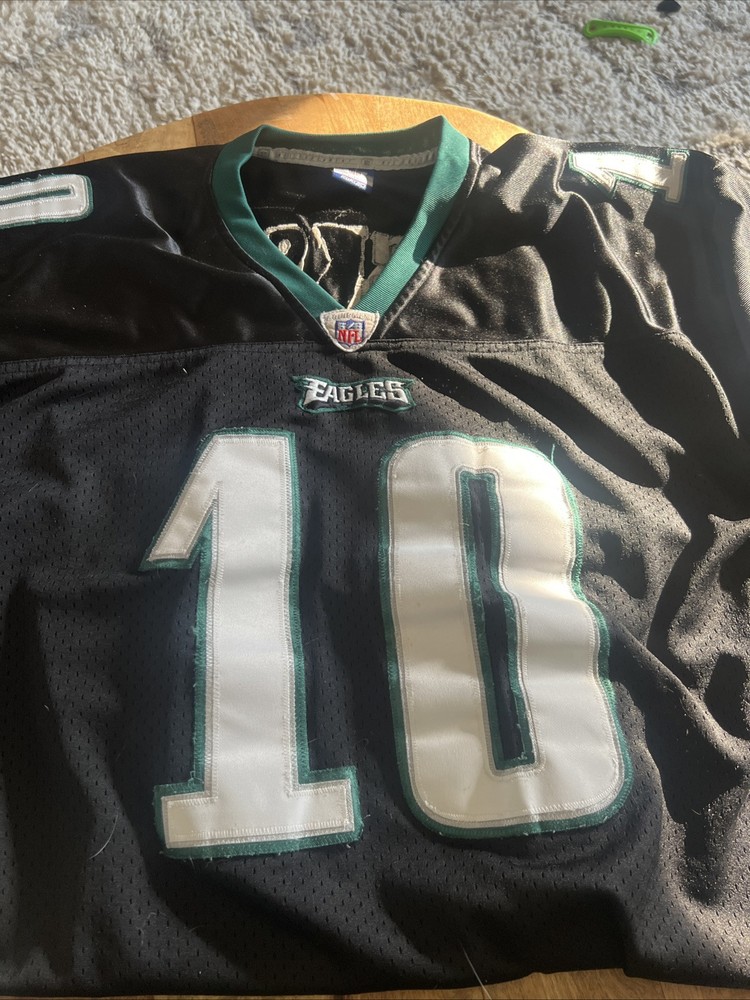 DESEAN JACKSON #10 PHILADELPHIA EAGLES ADULT BLACK REEBOK NFL REPLICA JERSEY
