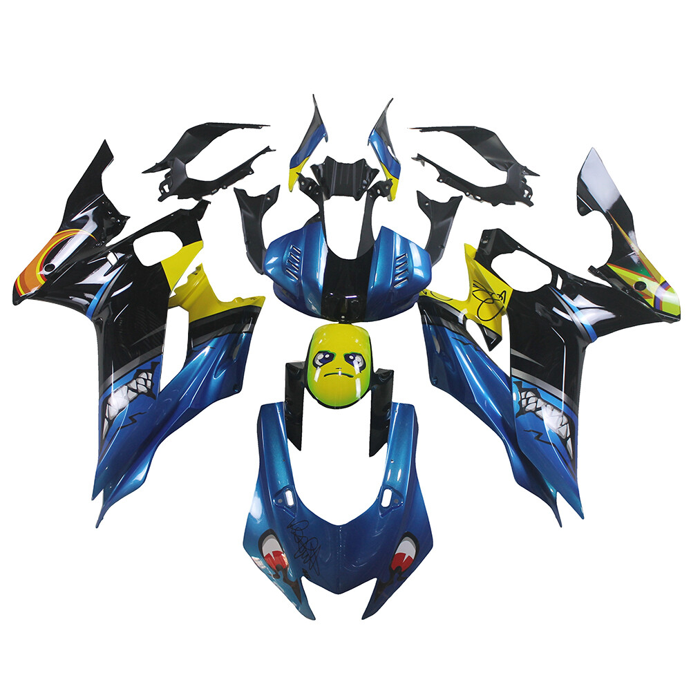 Shark Blue Fairing Kit for 2017-2021 Yamaha YZF R6 19 Injection Plastic Bodywork