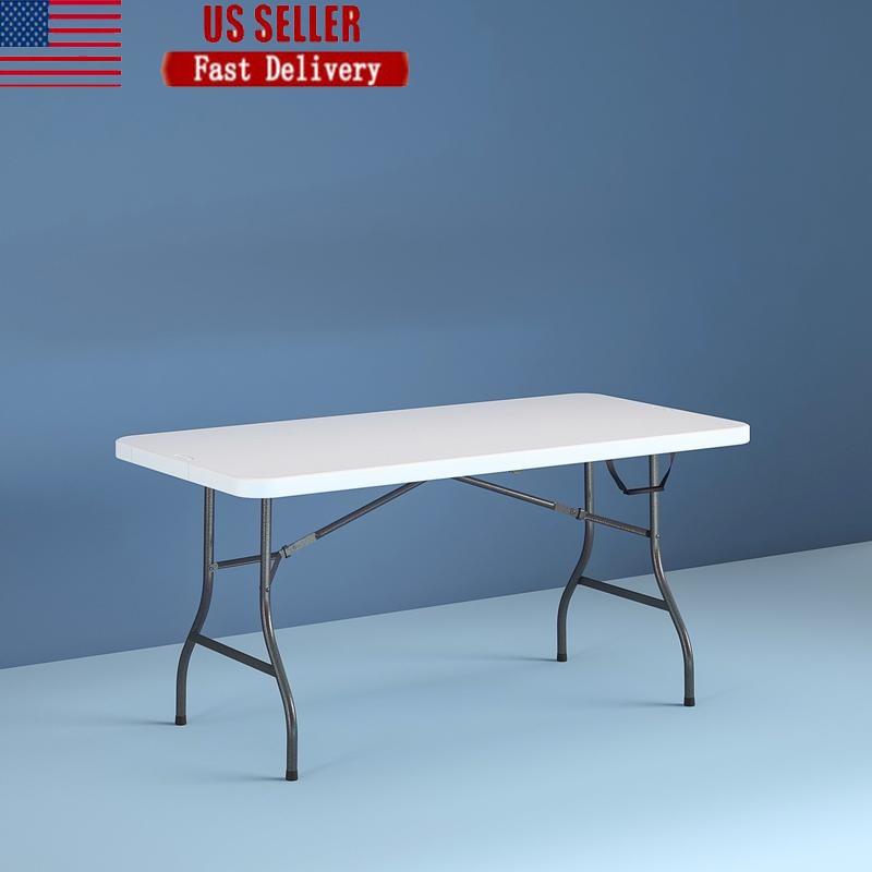 Heavy Duty Folding Table for Indoor Outdoor Use Easy Clean Portable Event Furniture