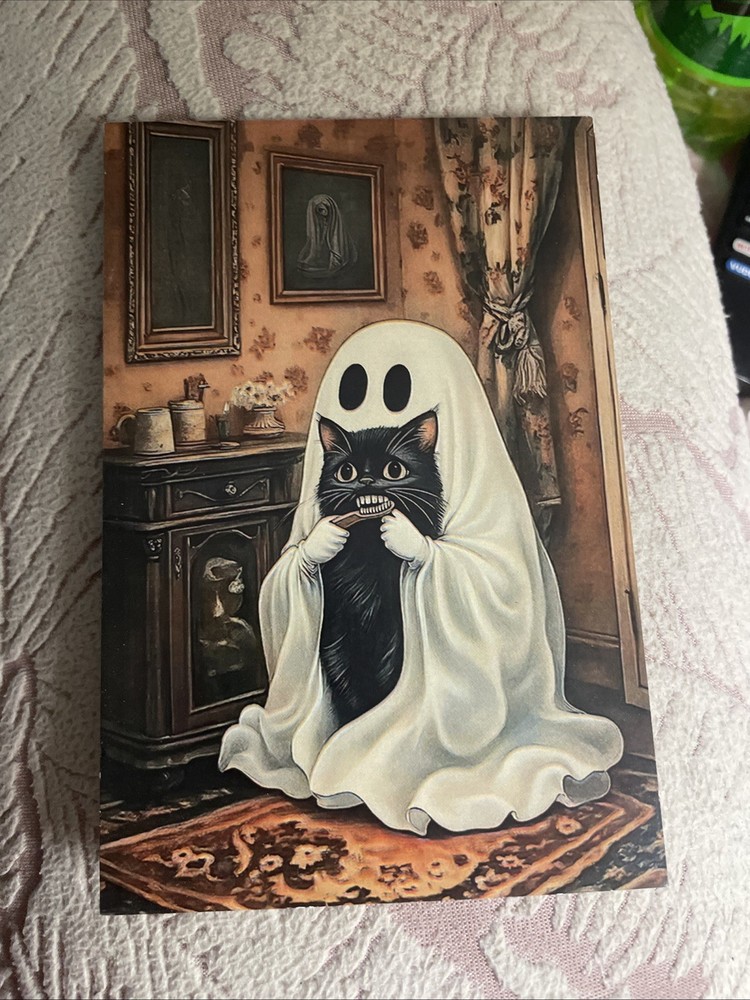 vintage halloween Postcards   Set (2). Maybe Discontinued Lot