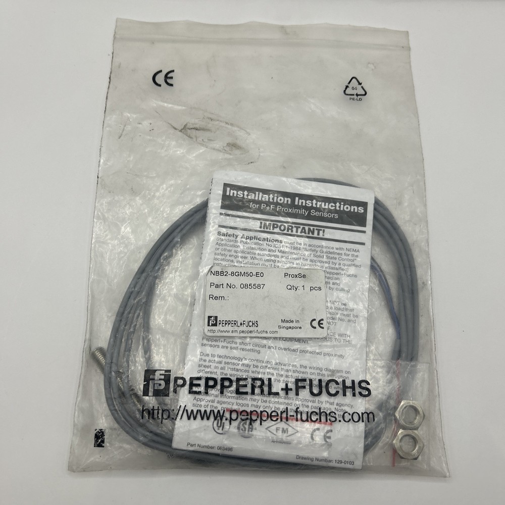 Pepperl+Fuchs NBB2-8GM50-E0 Proximity Sensor