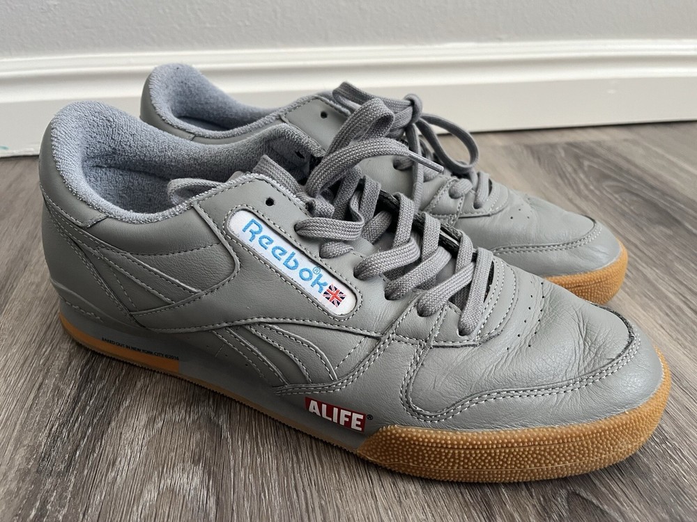 Men's Reebok Phase 1 Pro Alife Gray Athletic Fashion Sneakers [BS7122]