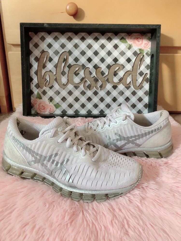 Asics Gel-Quantum 360 Women's Running Shoes Size 8 White Silver