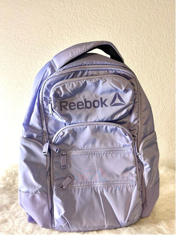 Reebok Unisex Winter 16 Inch Laptop Backpack in Sweet Lavender NWOT
