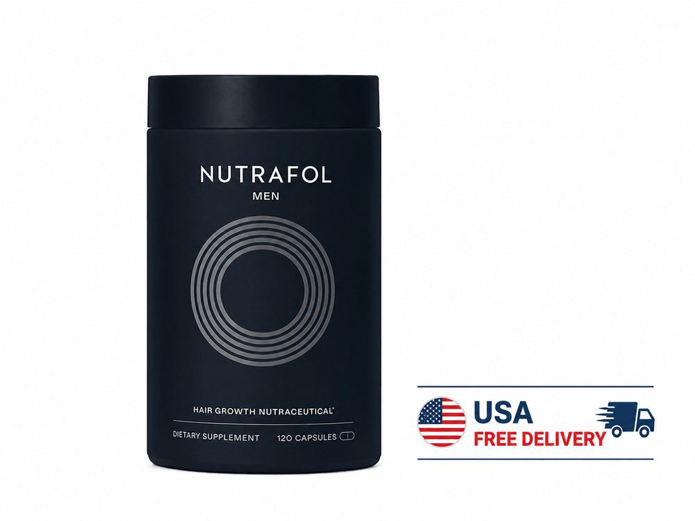 Men Hair Growth Supplement 120 Capsules Nutraceutical for Thicker Stronger Hair