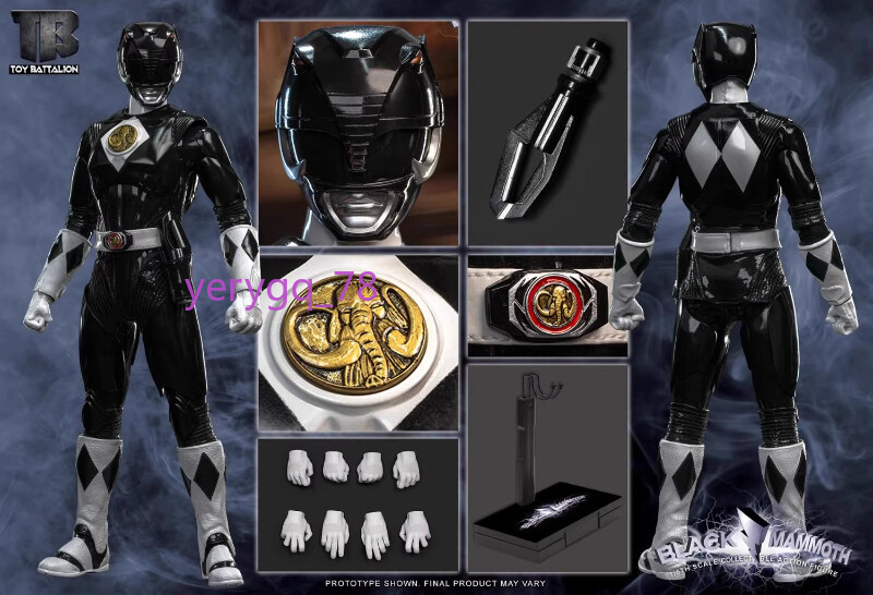 In Stock Power Rangers Pterosaur 1/6 Scale Action Figure TB017 New Gift