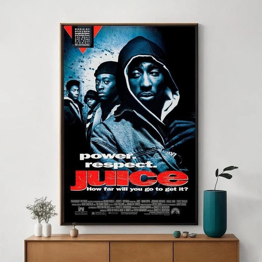 Juice Movie 1992 Poster Reprint Classic Cinema Art Wall Decor Home Gift