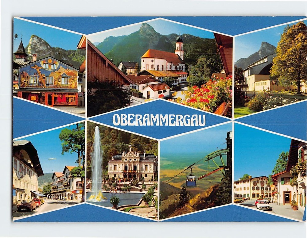 Postcard Oberammergau Germany