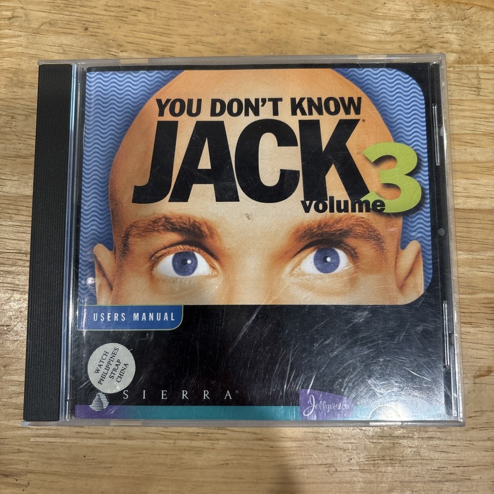 You Don't Know Jack Vol. 2 (Windows/Mac, 1996) Great Condition