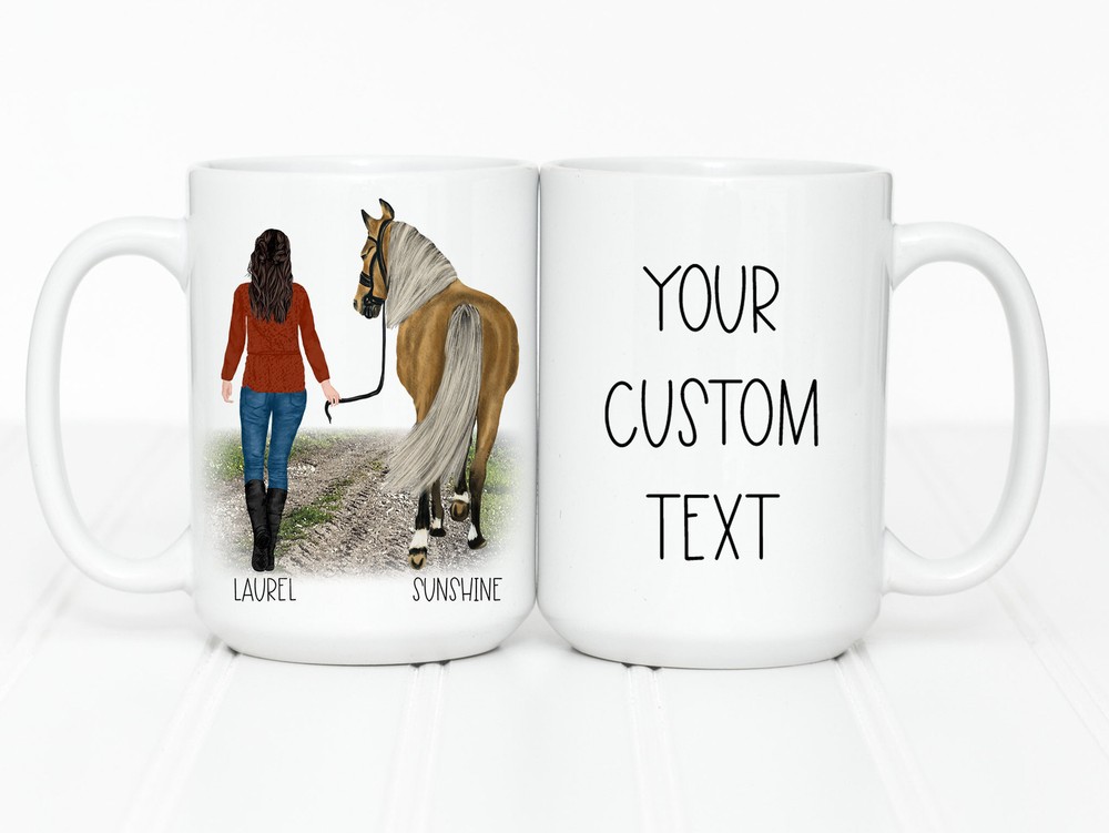Personalized Horse Mug Personalized Gift For Her Horse Best Friend Gifts Custom