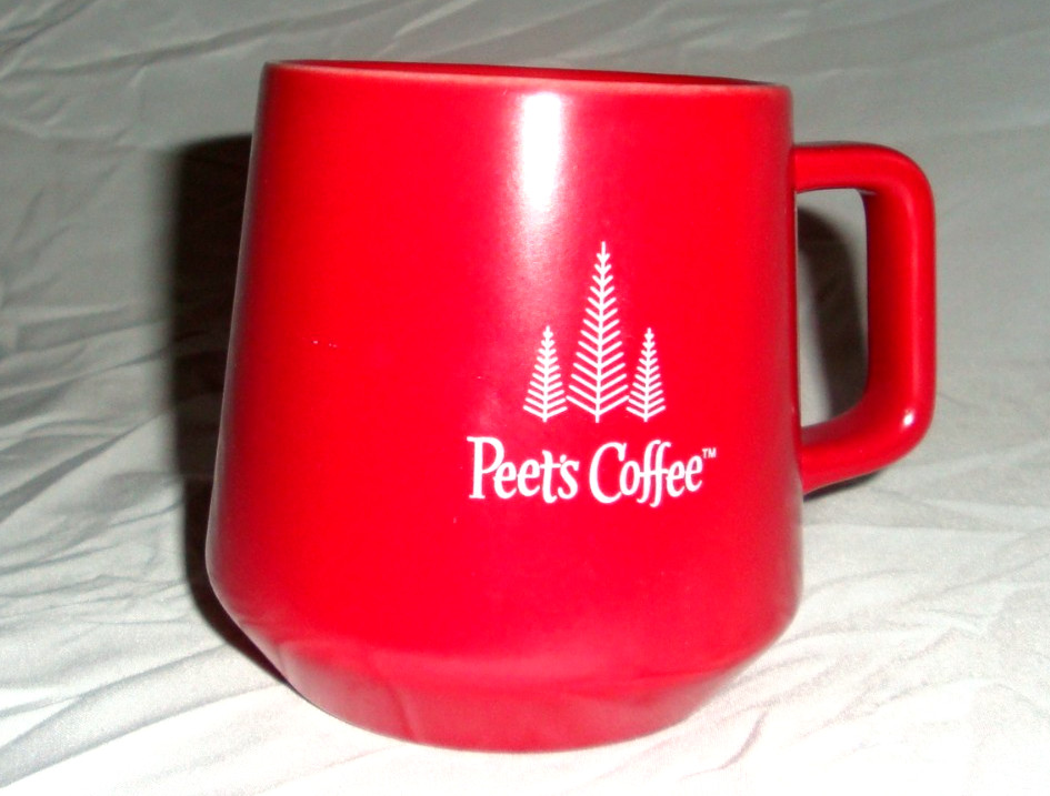Peet's Coffee Red Tree Mug, 12 fl oz / 355 ml