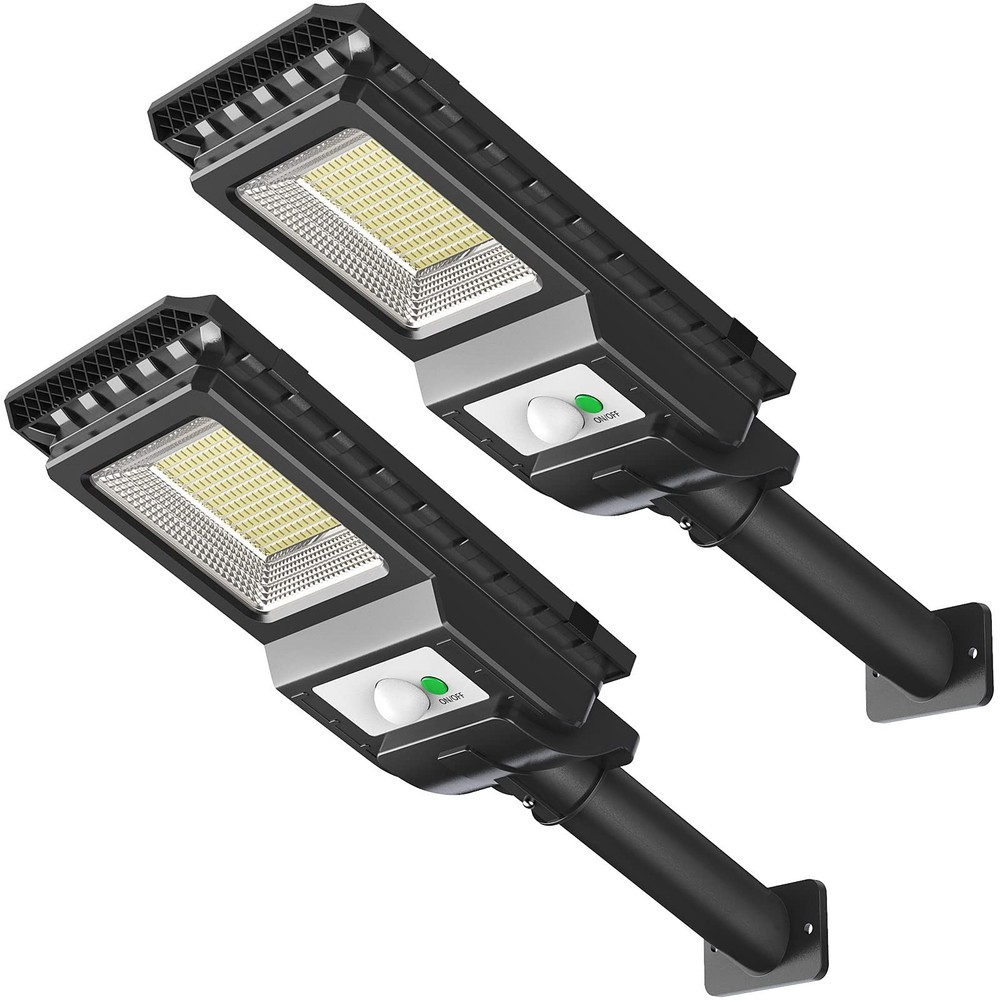 1000LM 156 LED Solar Motion Sensor Light for Outdoor Security