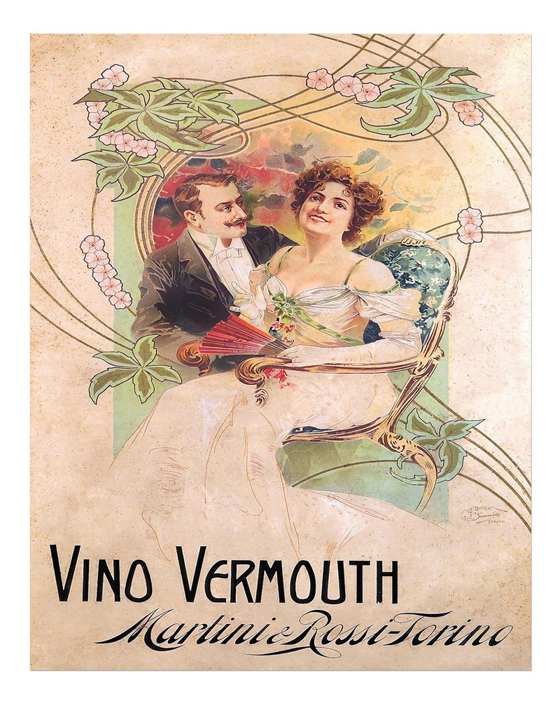 Vintage Art Nouveau Wall Art Poster - Elegant Home Decor Modern Art