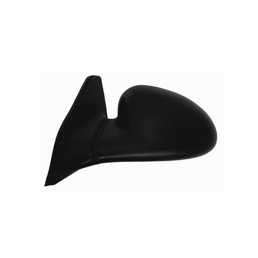 Black Power Flat Driver Side Door Mirror Replacement Part 128-00478L