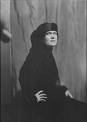 Hoboken NJ Mrs E.L. Ashton Portrait 1926 Arnold Genthe Woman in Black