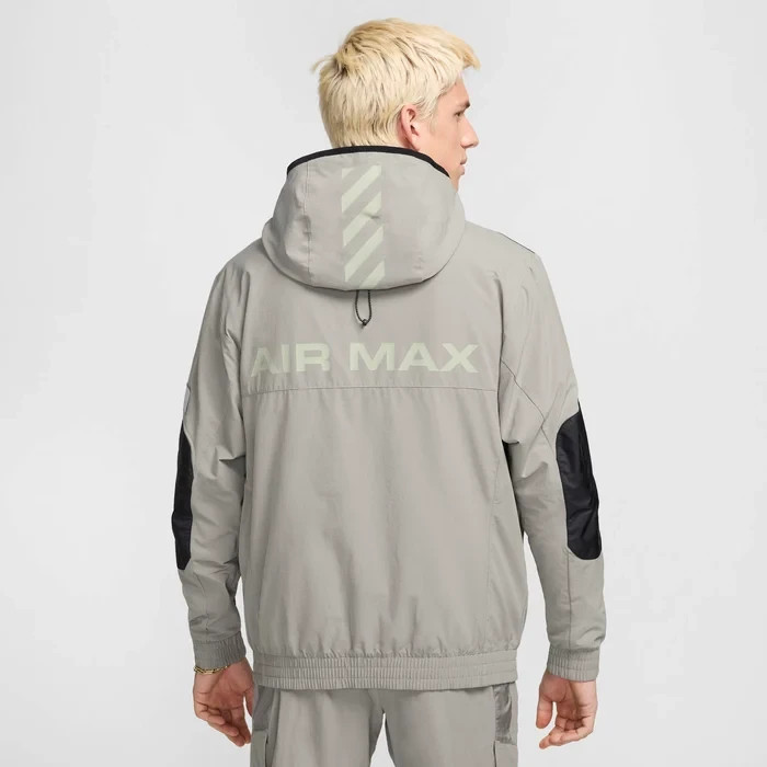Nike Air Max Woven Jacket Grey/Dark Stucco-ALL SIZES-New-100% Genuine-RRP £125