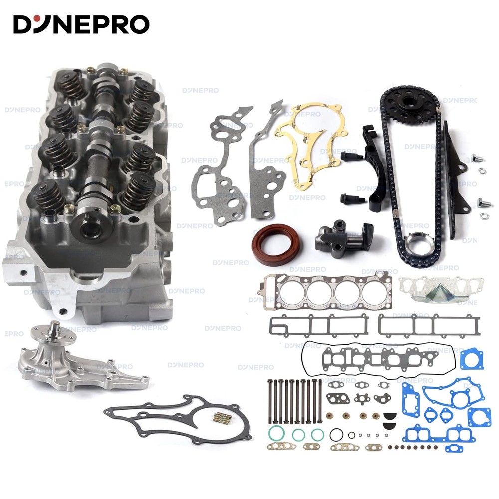 Cylinder Head Gasket Set w/ Bolts Timing Kit Fit 85-95 2.4L TOYOTA PICKUP 22RE