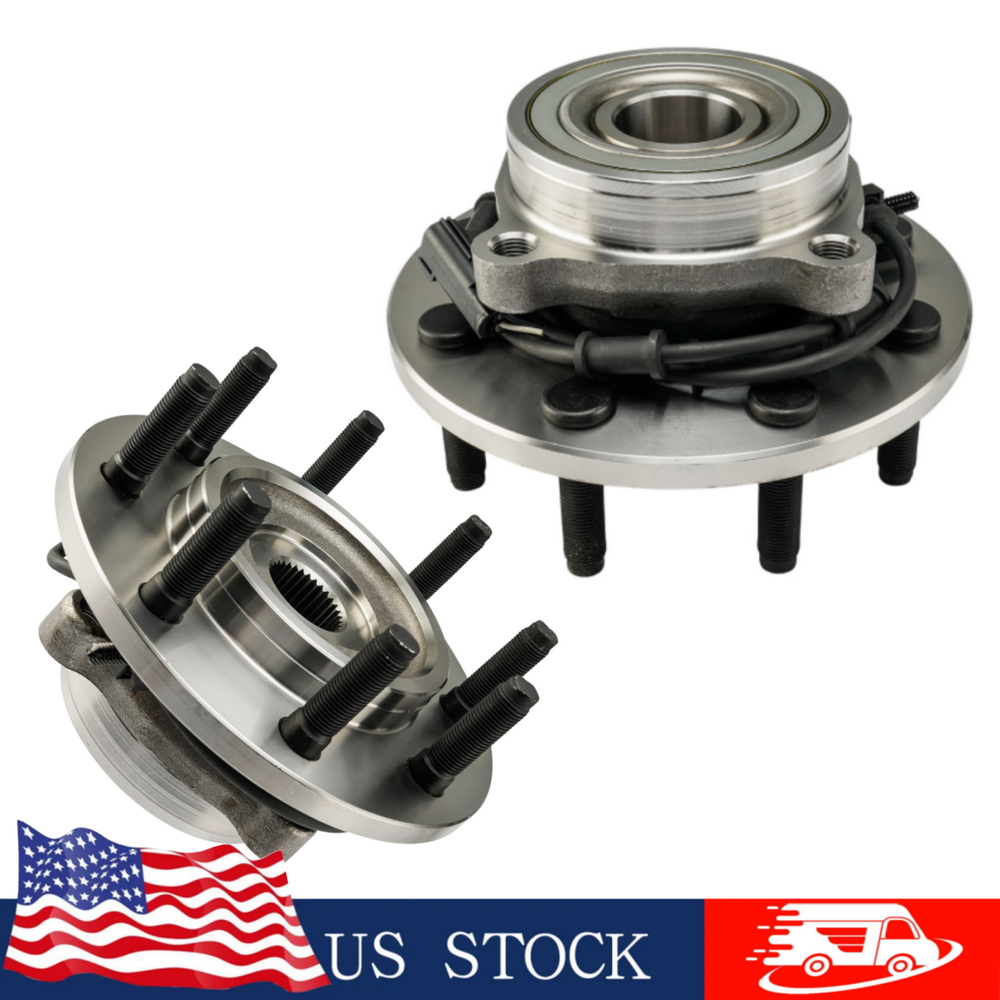Pair Front Wheel Hub Bearing Assembly for 2003 2004 2005 Dodge Ram 2500 3500 4WD