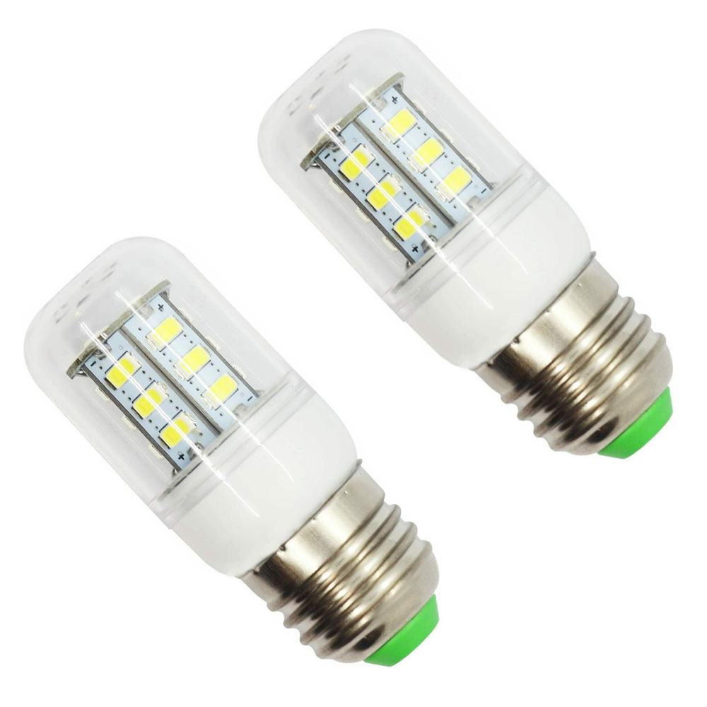 2 × Led Refrigerator Light Corn Bulb 3.5w For Frigidaire Kenmore 5304511738