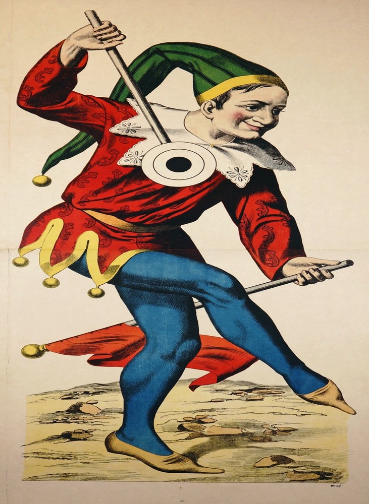 12514.Decoration Poster.Home wall art design.Harlequin.Jester.Joker decor