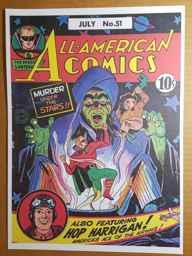 Green Lantern All American Comics 51 DC Poster by Irwin Hasen