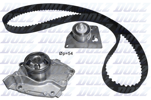 Water Pump + Timing Belt Kit for Opel Vivaro Estate 1.9 DTi Renault Trafic II