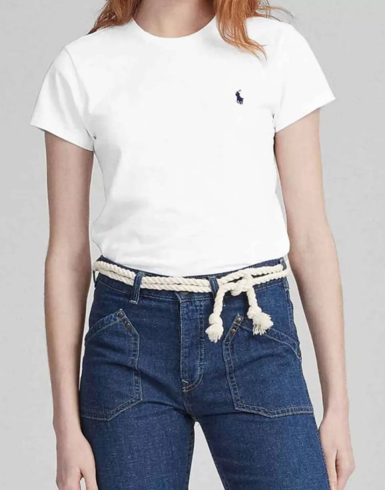 Women's Small/ Polo Ralph Lauren Cotton T shirt White