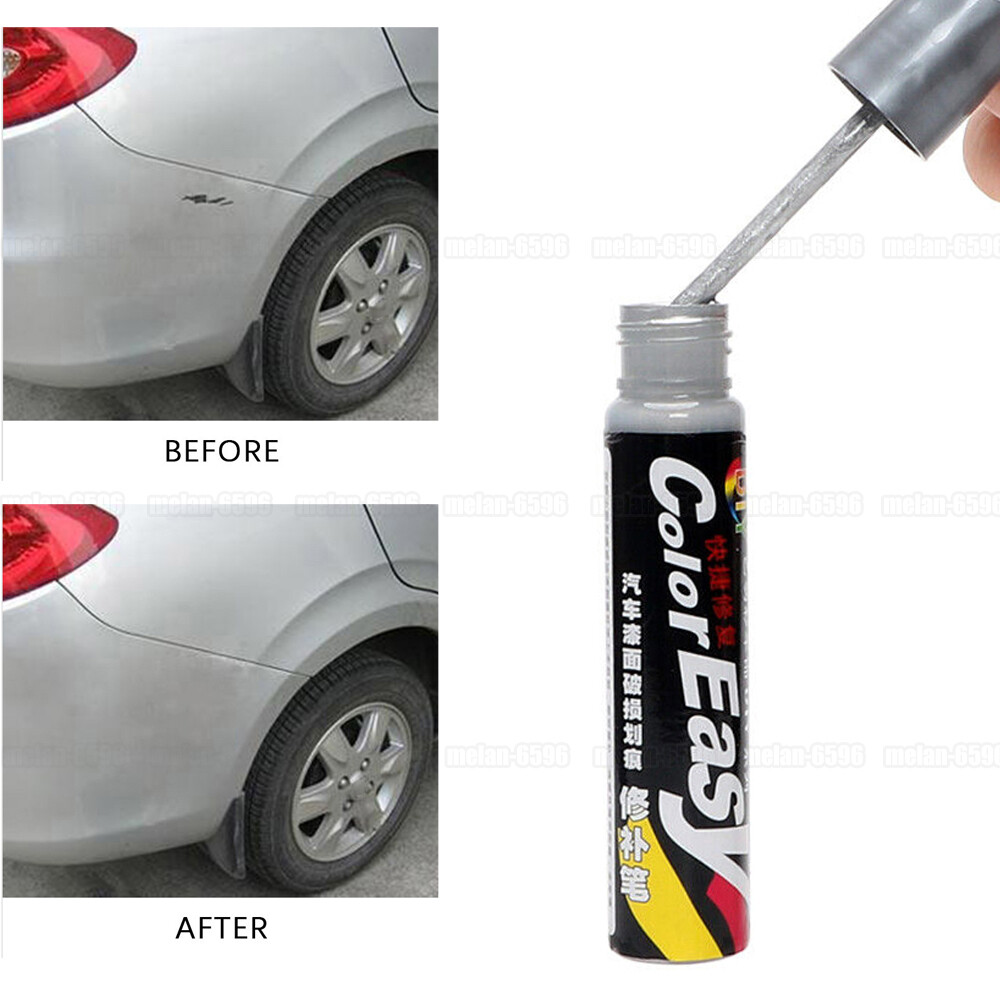 [Silver] Car Clear Scratch Remover Touch Up Pen Auto Paint Repair Accessories