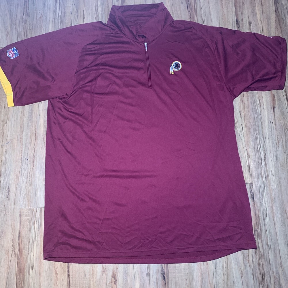 Y2K Washington Redskins NFL Reebok Quarter Zip Men’s 2XL