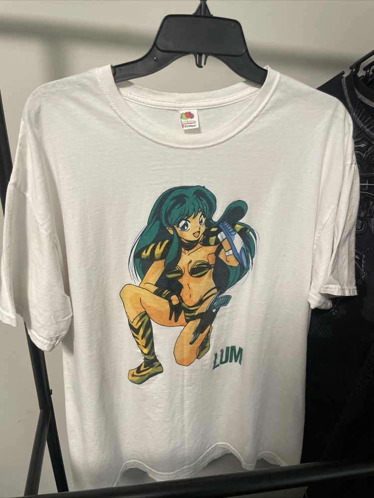 y2k Fruit of the loom Urusei Yatsura Lum Shirt (L)2000's kimono my house reprint