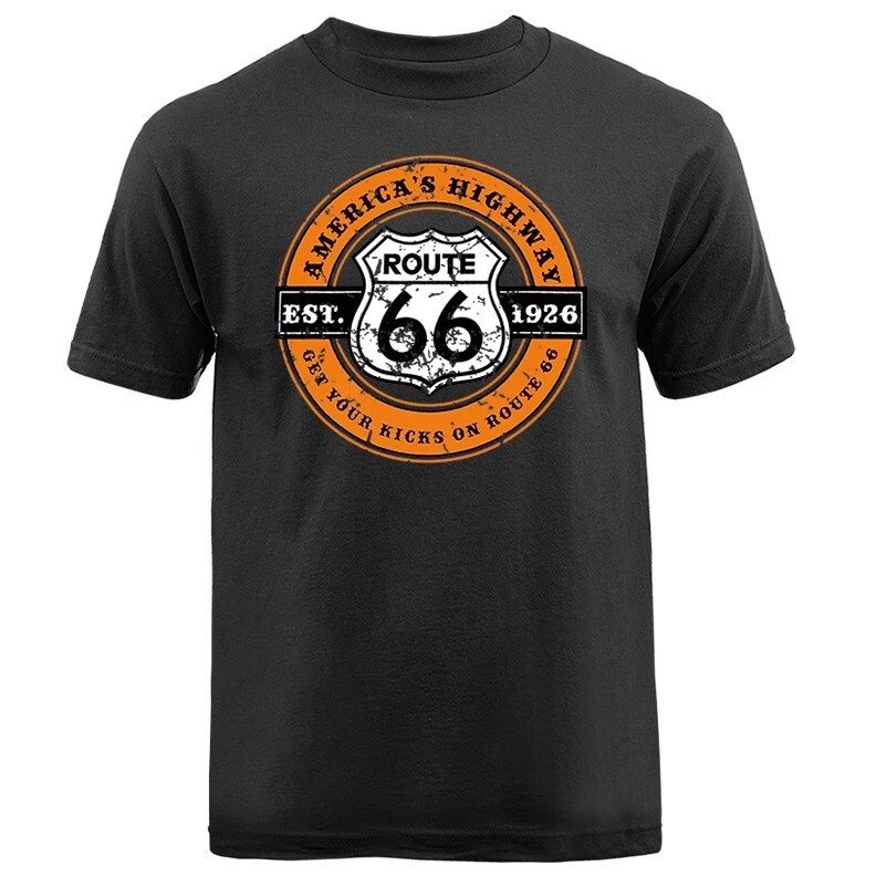 Route 66 America's Highway Graphic T-shirt Tee