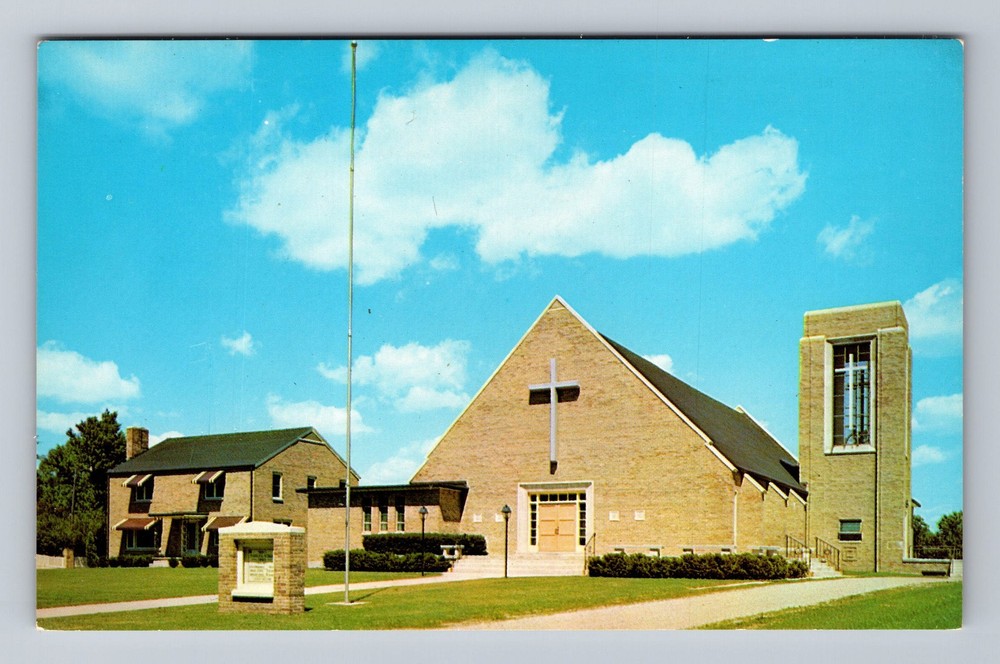 Sturgis MI-Michigan Trinity Lutheran Church Vintage Postcard Post