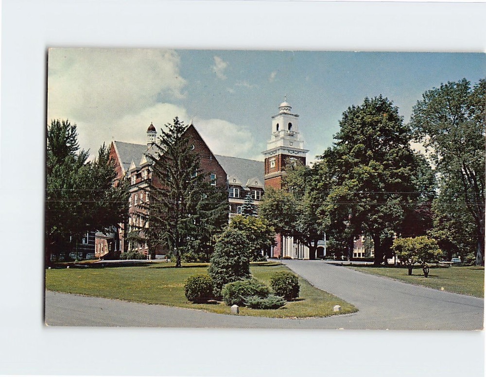 Postcard Old Main Shippensburg State College Cumberland Valley Pennsylvania USA