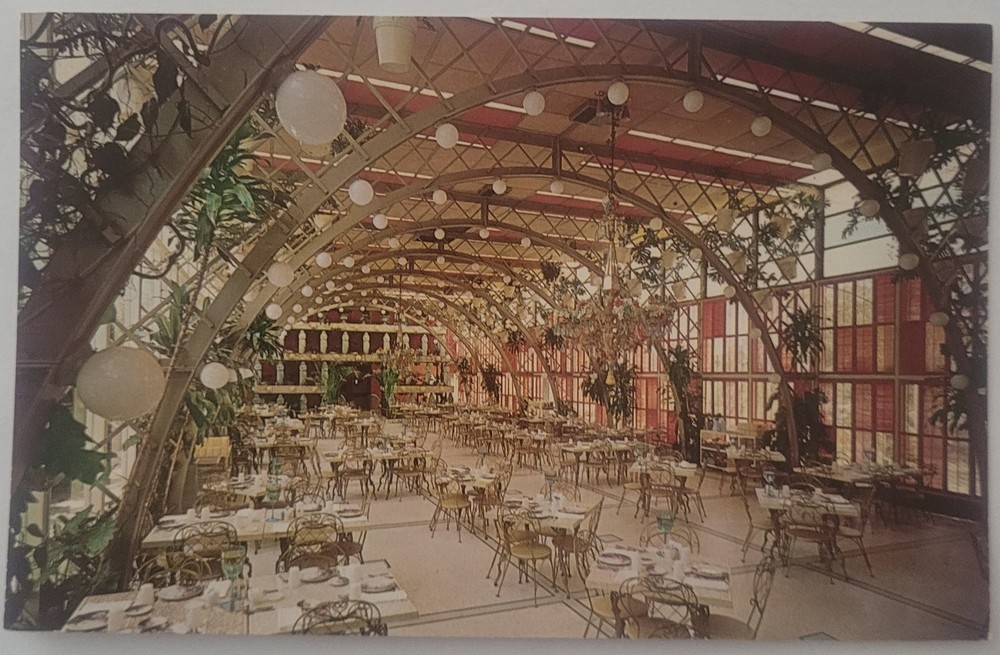 26073 Chrome 5.5 x 3.5 Kapok Tree Inn Clearwater Florida Restaurant area