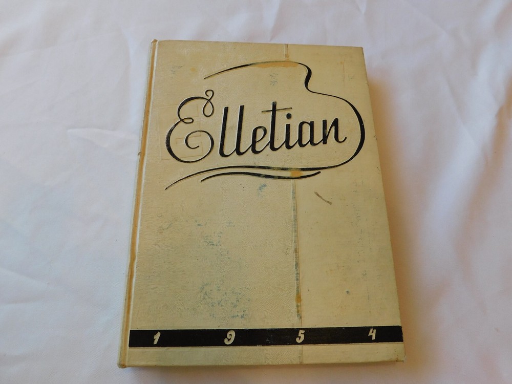 1954 Elletian Ellet Junior - Senior High School Year Book Akron Public School