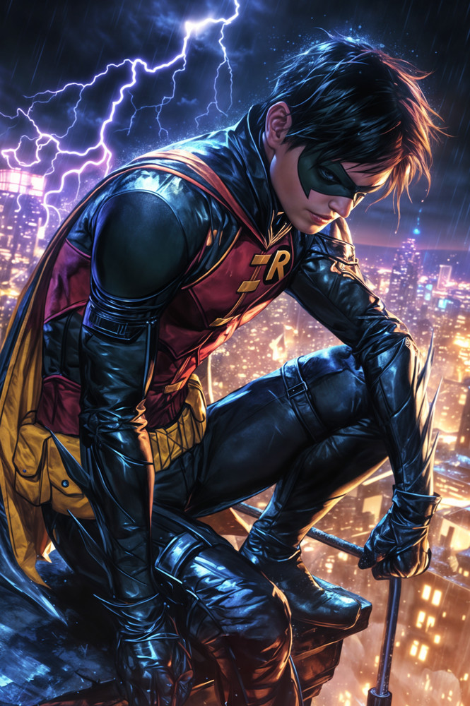 ROBIN Fine Art Print 13x19 Limited Edition 1/30 Batman Detective Comics