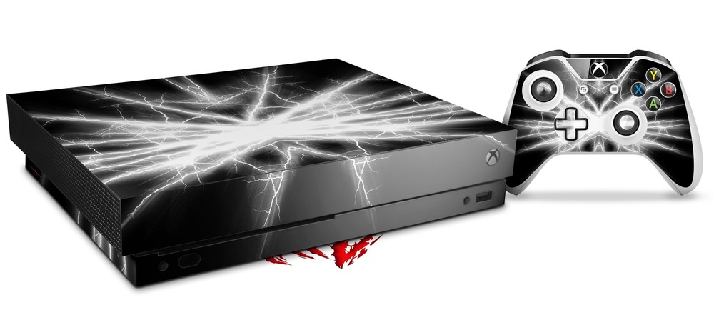 Skin Set for XBOX One X Lightning White