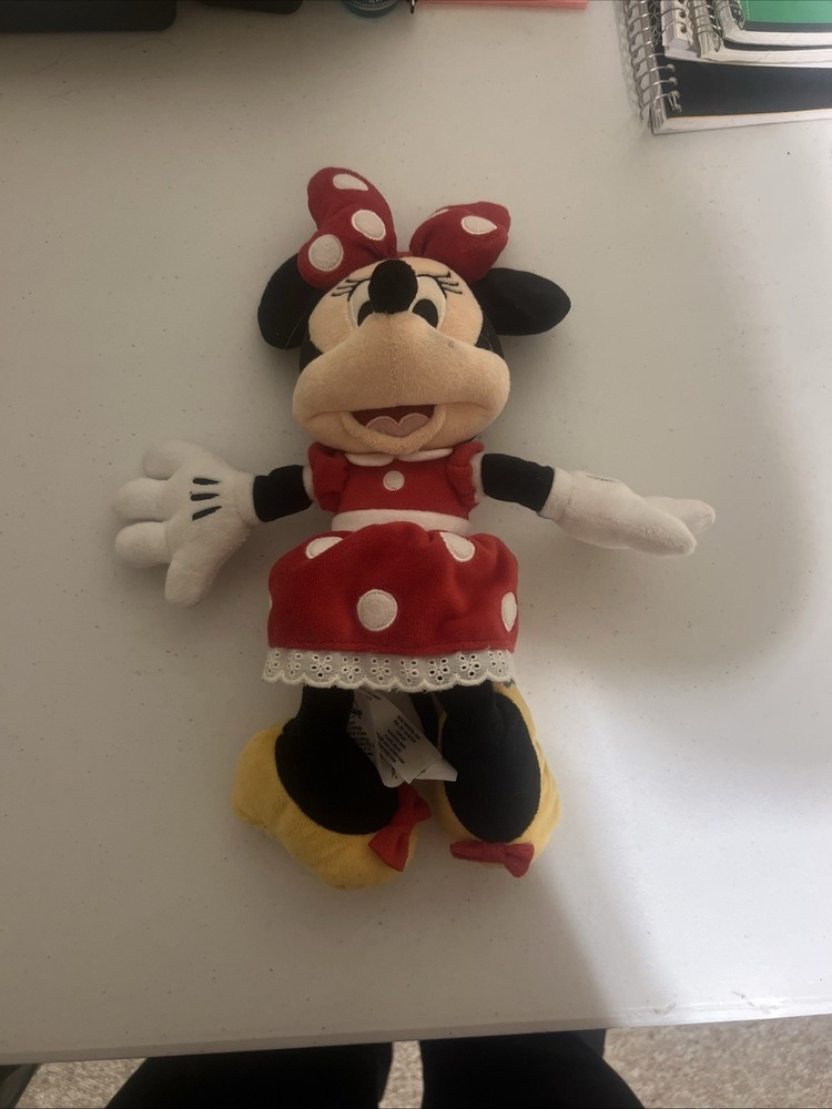 Walt Disney Store Minnie Mouse Red Polka Dot Plush Mini Toy 10