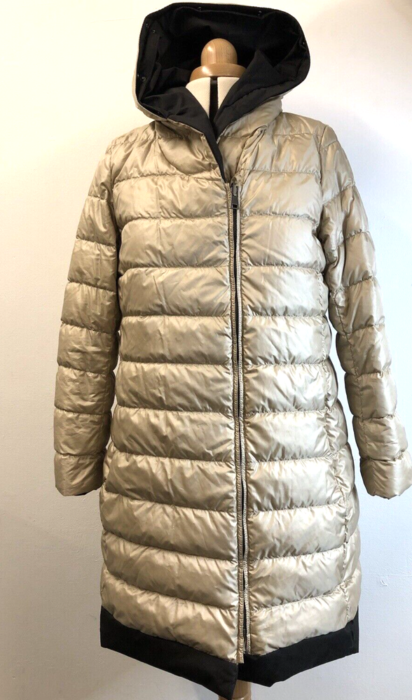 Maxmara Weekend Reversible Mid Length Puffer Coat Medium Padding Size 10