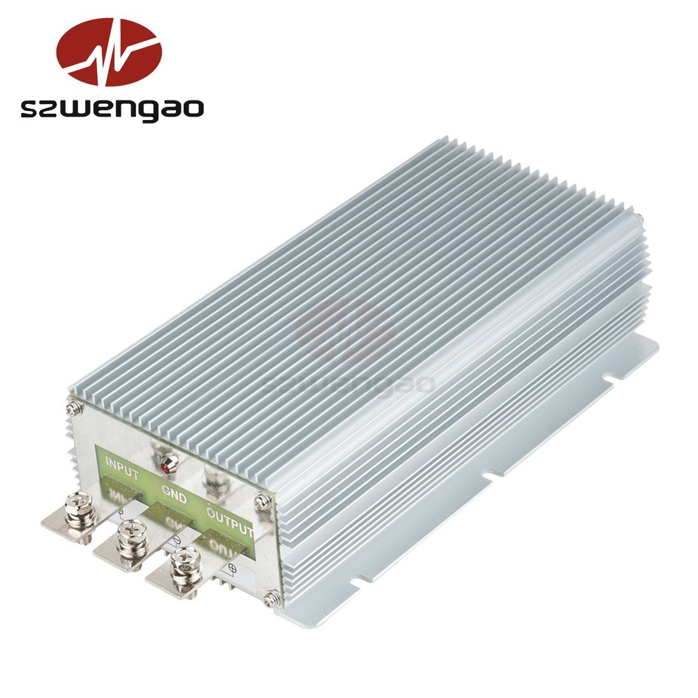 Car transformer 24V to 12V power converter 100A buck power supply 1200W
