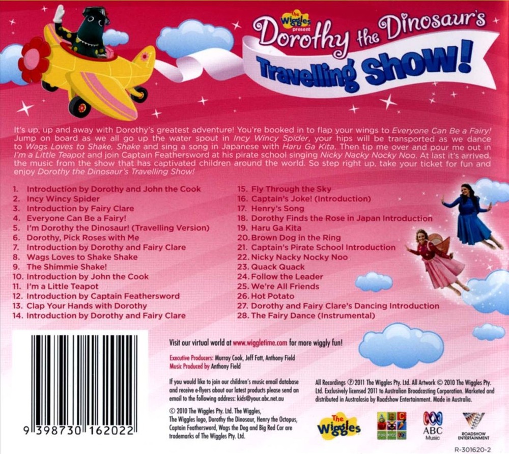 The Wiggles - Dorothy The Dinosaur's Travelling Show! New Cd