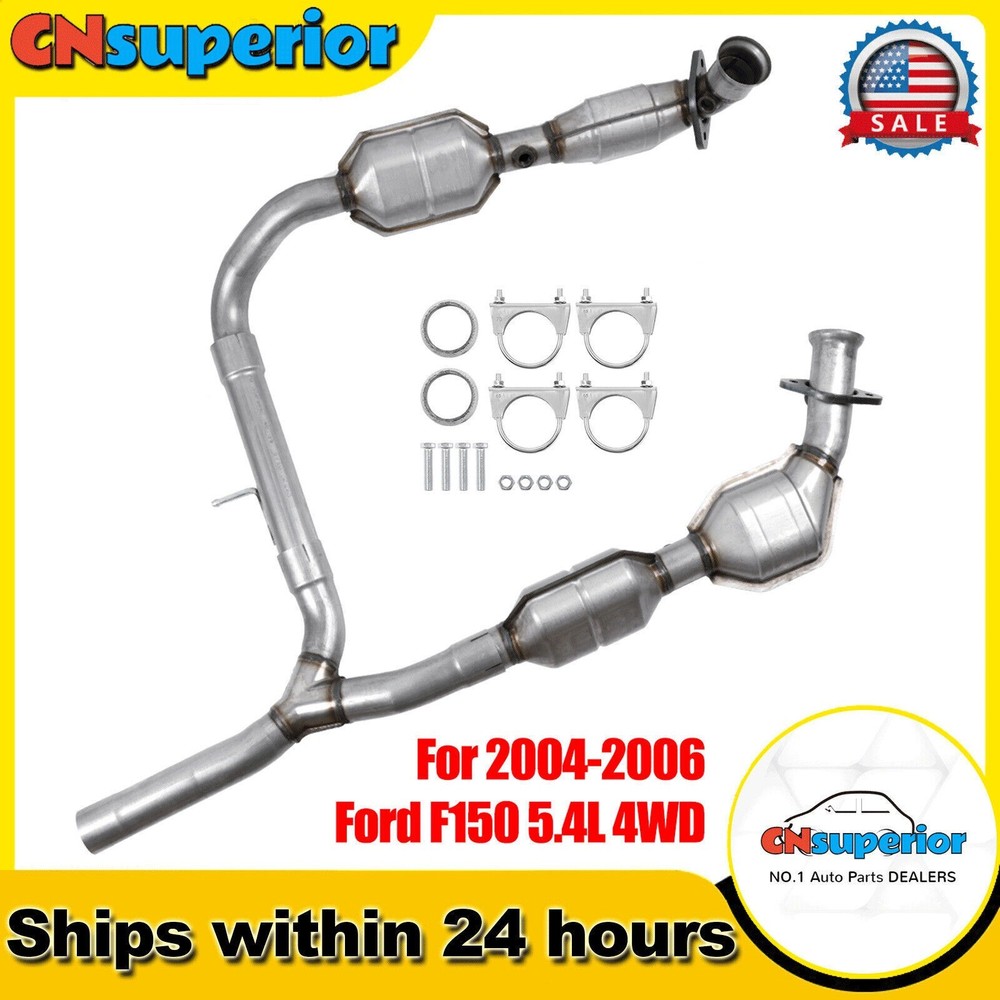 Catalytic Converter EPA For 2004-2006 Ford F150 Driver & Passenger Side 5.4L 4WD