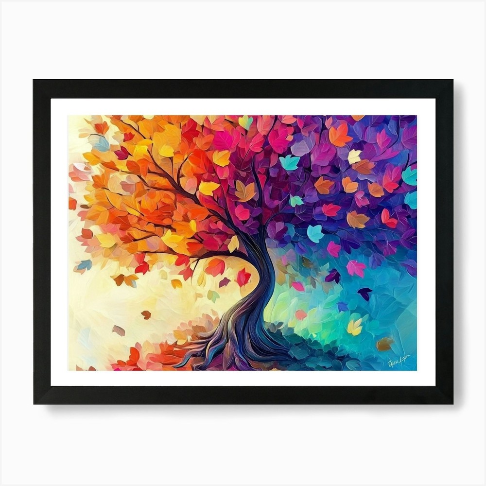 Tree Of Life 291 Art Print Framed Wall Art Poster Canvas Print Picture