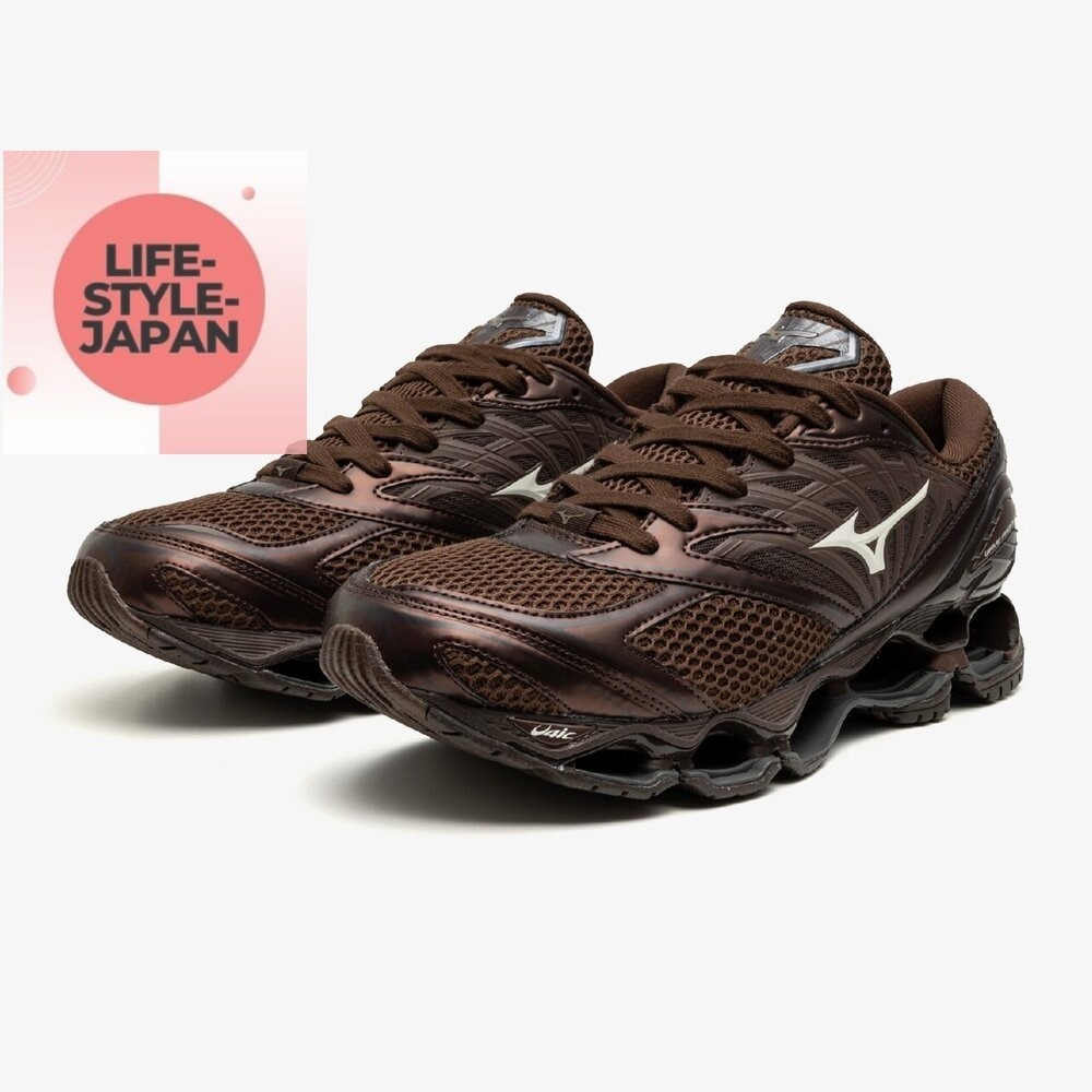 MIZUNO WAVE PROPHECY LS D1GA251105 Brown/Off-White Men Unisex Running 2E Shoes