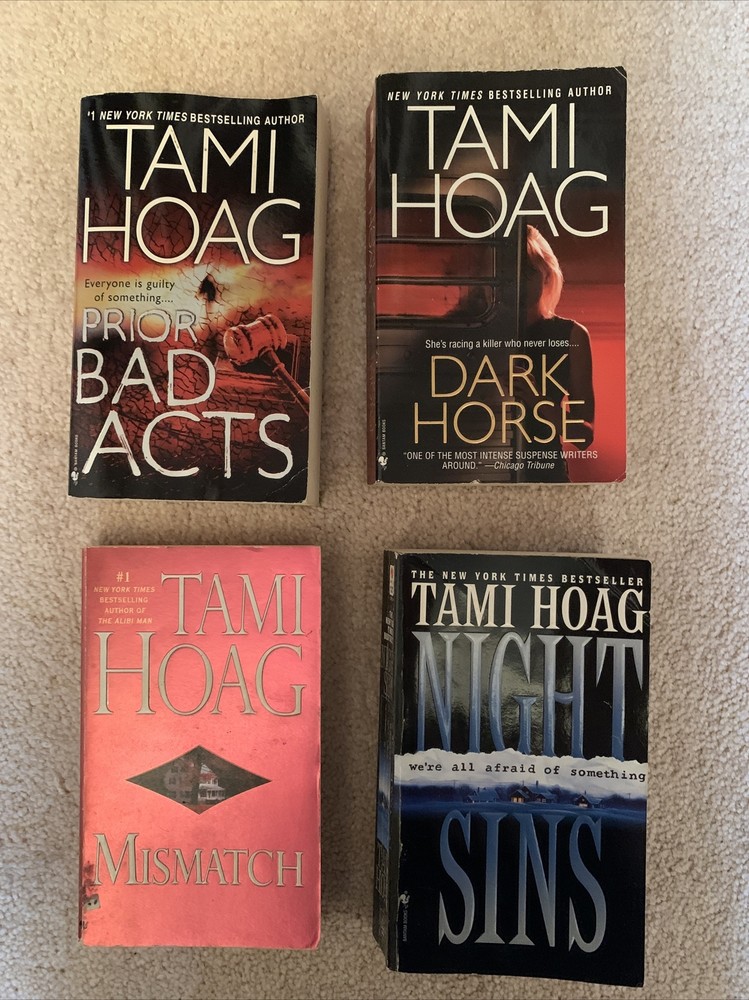 4 BOOKS - Tami Hoag - Suspense - Thriller - Paperback